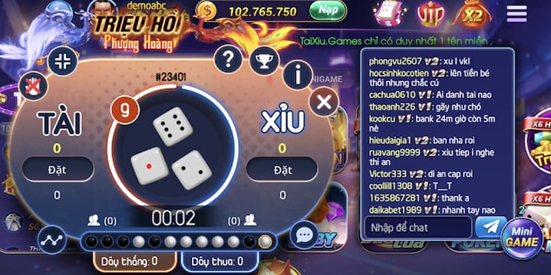 Code game tài xỉu các loại phổ biến